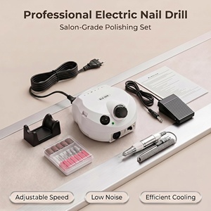 Machine à ongles électrique professionnelle de bureau, vitesse réglable, faible bruit, polisseuse à ongles avec dissipation de chaleur - Product Image 2