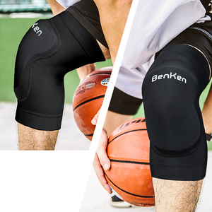 Genouillères de compression à marque privée pour le <span class=keywords><strong>handball</strong></span>, avec insert rembourré extensible 4 directions, pour les matchs et tournois en salle - Product Image 5