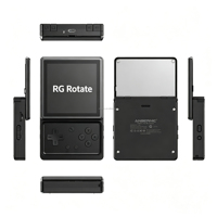 Console de jeu portable Anbernic RG Rotate S Classic Black, écran rotatif HD de 3,5 pouces, 2000 mAh, consoles de jeu de poche RG Rotate