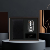 Keyboard lipat putih mewah, Set hadiah Vip Bisnis bluetooth nirkabel dan Mouse nirkabel untuk staf akhir tahun