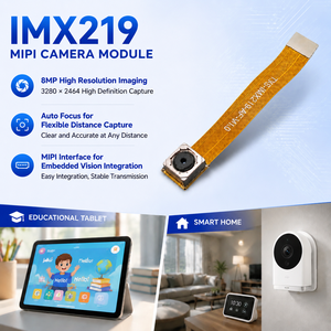 โมดูลกล้อง IMX219 8MP ความละเอียดสูง โฟกัสอัตโนมัติ MIPI ระยะการใช้งานที่ยืดหยุ่น สำหรับแท็บเล็ตเพื่อการศึกษา สมาร์ทโฮม - Product Image 3