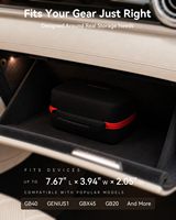 Étui de démarrage rapide EVA avec coque Oxford 1680D et doublure en velours, sac de rangement protecteur pour chargeur de batterie de voiture