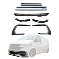 Kit de Lame Avant Transporter T6.1 Accessoires Lèvre Avant Garnitures Pièces de Modification pour VW Multivan T6.1 Amélioration Kit Carrosserie Style ABT