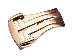 Hebilla de <span class=keywords><strong>Reloj</strong></span> de Acero Inoxidable 316L con Logotipo Personalizado, 14, 16, 18, 20 mm, Plateada y Dorada, Cierre Plegable Compatible con Correas de <span class=keywords><strong>Reloj</strong></span> de Cuero <span class=keywords><strong>Omega</strong></span> <span class=keywords><strong>Seamaster</strong></span> - Product Image 3