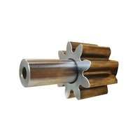 Poros Gir Pompa Oli E320 E320B E320C 34335-03030 1252950 TIPE PANJANG untuk EXCAVATOR Tinggi Poros 39.2MM Bawah