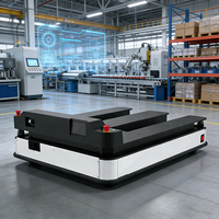Robot d'entrepôt AGV avec navigation laser SLAM, évitement d'obstacles par laser, charge lourde 1200 kg