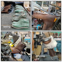 Bottes de travail Wellington en cuir Crazy Horse imperméables avec embout en acier et construction Goodyear, anti-choc, anti-perforation, chaussures de sécurité haute performance