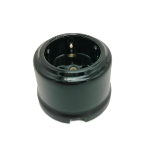 Enchufe de <span class=keywords><strong>porcelana</strong></span>, superficie giratoria <span class=keywords><strong>Vintage</strong></span>, interruptor y enchufe con patrón de piedra cerámica - Product Image 6