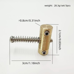 ชุดสะพาน<span class=keywords><strong>สาย</strong></span>กีตาร์ทองเหลือง 3 ชิ้น แบบเกลียวทองแดงแท้ พร้อมตัวหนีบ<span class=keywords><strong>สาย</strong></span>กีตาร์ 3 <span class=keywords><strong>สาย</strong></span> อะไหล่กีตาร์ - Product Image 2