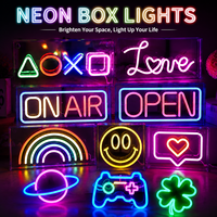 Enseigne lumineuse LED néon commerciale en acrylique pour vitrine de magasin, café, bar, éclairage décoratif