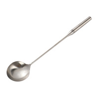 Louche à soupe en acier inoxydable Cuillère de service professionnelle antirouille et résistante à la chaleur pour cuisine, restaurant et hôtel