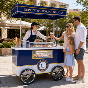 Chariot à jus commercial Etodevice, chariot mobile pour boissons, kiosque de vente personnalisé - Product Image 1