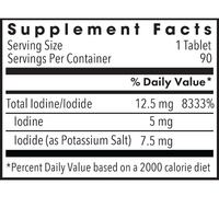 Les comprimés d'iode soutiennent la fonction thyroïdienne pour l'énergie et la santé métabolique améliore les suppléments d'iode pour la peau des cheveux et des ongles