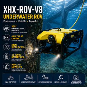 Sistema Profesional de Rescate en Ríos y Océanos con Robot <span class=keywords><strong>Submarino</strong></span> con Cámara HD <span class=keywords><strong>ROV</strong></span>, Profundidad Máxima de 350 m, Resistente al Agua IP68 - Product Image 6