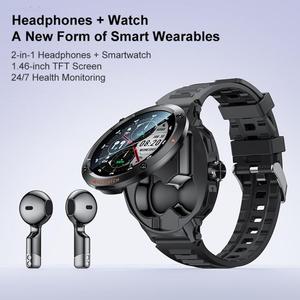Nuevo diseño <span class=keywords><strong>Yesido</strong></span> IO50 Reloj inteligente con pantalla HD de 1.46 pulgadas y auriculares TWS, reloj inteligente 2 en 1 compatible con Bluetooth - Product Image 3