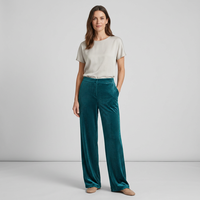 Tissu en velours coréen rayé, 95% polyester, 5% élasthanne, très vendu, pour pantalons larges pour femmes