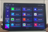 Écran IPS 13 pouces Ford Transit Custom Van 2020-2024 Lecteur multimédia de tableau de bord Android Navigation Stéréo GPS Car Play