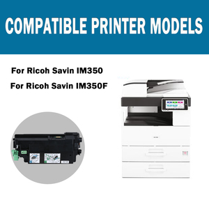 Weemay Cartuccia di Toner Nero IM350 Compatibile Ricoh IM350 Cartuccia di Toner Della Fotocopiatrice per Ricoh <span class=keywords><strong>Savin</strong></span> IM350F / 350 - Product Image 6