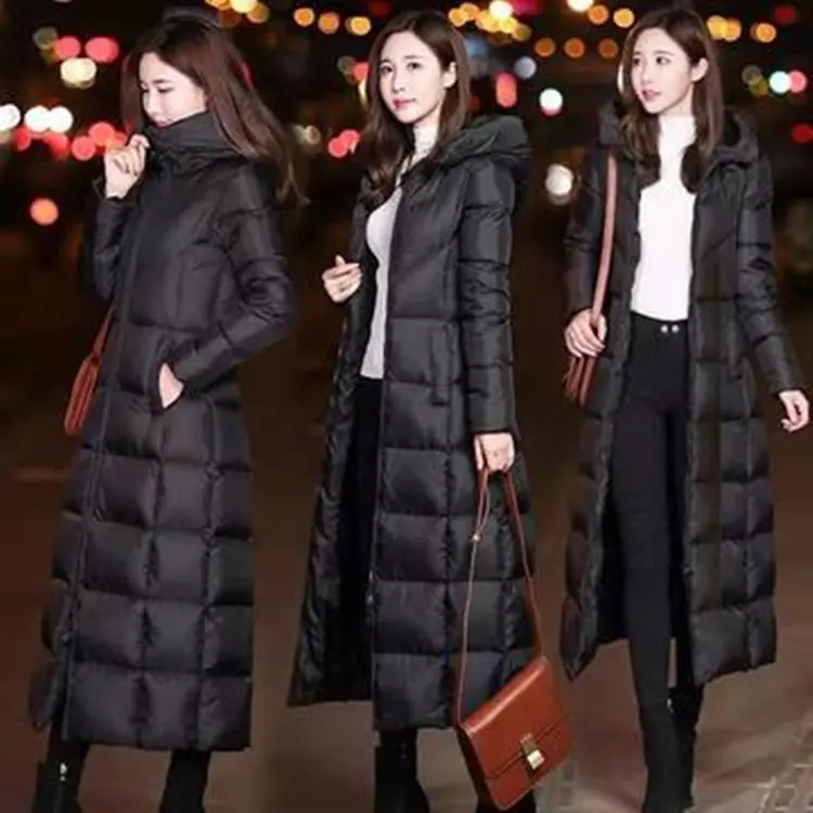 Cotton Coats Women Casual Hooded Jacket Coat Fashion Simple Street Slim Winter Warm Thicken Tops Female Coat