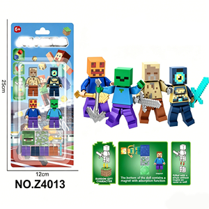 Juego de 12 Piezas de Ladrillos de Construcción, Figuras Clásicas con Armadura Completa y Kits de Armas, Juguete Creativo para el Desarrollo Cerebral para Niños y Niñas - Product Image 5