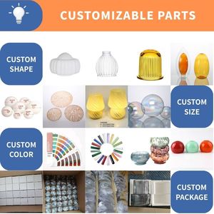 Phổ biến Châu Âu hiện đại Thiết kế tay thổi Opal Matt Vòng Glass Globe ánh sáng bóng râm cho nhà hàng trong nhà Mặt dây chuyền tường ánh sáng - Product Image 2