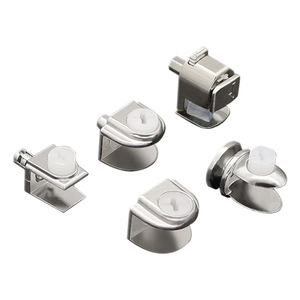 Disway Zinc Alloy Glass Clip 3-12mm Expansion Fixing Fish Mouth For <b>Tables</b> Cabinets - Product Image 2