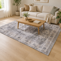 Tapis Moderne Abstrait 2026 pour la Maison, Écologique, Fabriqué à la Machine, en Polyester PET, Antidérapant et Lavable