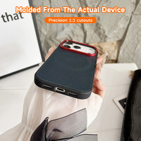 Étui de téléphone magnétique tissé en TPU de haute qualité, antichoc et protection à 360°, compatible avec les modèles 17 Pro Max et Samsung 26 Ultra