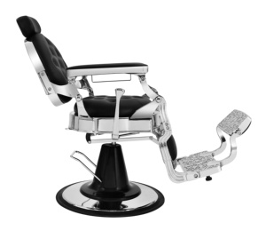 Ghế làm tóc/thẩm mỹ viện hiện đại màu đen PVC cao cấp, bơm thủy lực chịu lực, xoay 360 độ, ngả lưng, điều chỉnh độ cao, dùng được cho phòng khách - Product Image 6