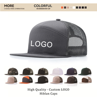 Casquette Trucker en Maille Personnalisable Richardson 935 Dobby Leopard Dot Patch avec Visière Plate Réglable