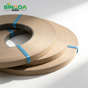 Banda de Borde Decorativa con Patrón de Grano de Madera para Fabricación de Muebles, Impermeable, Resistente y Ecológica, de PVC y ABS - Product Image 2