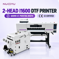 Imprimante DTF 60 cm à double tête d'impression I1600, machine de transfert de film PET A1, encre pigmentée, certifiée CE, imprimante textile Hansen Board