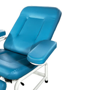 Meubles d'hôpital médical en acier inoxydable chaise de transfusion sanguine chaise de phlébotomie pour patient utilisé - Product Image 2