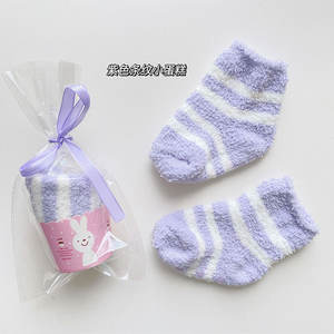 Cmax chaussettes d'hiver épaisses et chaudes confortables boîte à gâteaux créative chaussettes antidérapantes pour bébé - Product Image 3