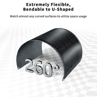 Panneau solaire flexible ALECTER 200W à haute efficacité, 23% de silicium monocristallin, léger, certifié CE TUV, 12V, camping-car, bateau, camping