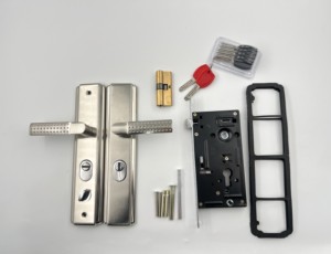 Juego <span class=keywords><strong>de</strong></span> Cerradura con Manija <span class=keywords><strong>para</strong></span> Puerta Principal <span class=keywords><strong>de</strong></span> <span class=keywords><strong>Casa</strong></span>, Panel con Llaves Mecánicas <span class=keywords><strong>para</strong></span> Privacidad, Cerradura <span class=keywords><strong>de</strong></span> Seguridad <span class=keywords><strong>para</strong></span> Puerta Exterior Frontal <span class=keywords><strong>de</strong></span> Madera - Product Image 5