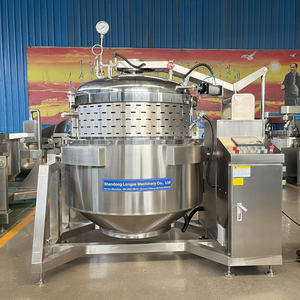 Autocuiseur industriel automatique grande capacité électrique, à gaz, à vapeur ou à huile thermique haute pression pour la cuisson des haricots, de la viande et la préparation de <span class=keywords><strong>bouillons</strong></span> - Product Image 1
