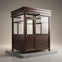 Conteneur de Sécurité Haut de Gamme en Acier Inoxydable - Maison Modulaire Mobile au Design Moderne, Solution Portable pour Bureau et Chambre