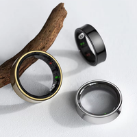 Étui et coque pour bague connectée SHR Custom R09 avec boîtier en alliage, étanche IP67, suivi d'activité et de sommeil