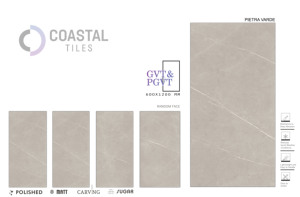 PIETRA VARDE Carreaux de porcelaine polie de 9mm 600x1200MM / 24X48 Design classique moderne de qualité supérieure Carreaux de briques réfractaires certifiés CE - Product Image 2