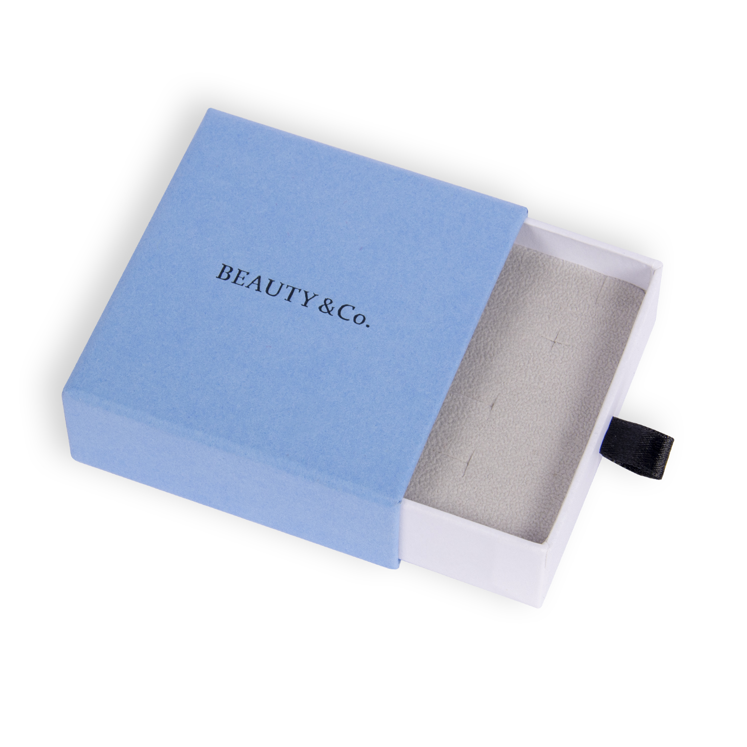 Boîte à bijoux bleue
