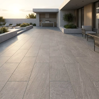 Carreaux de piscine en porcelaine professionnels, écologiques, surface mate, 600*600, design moderne pour spa et complexe hôtelier
