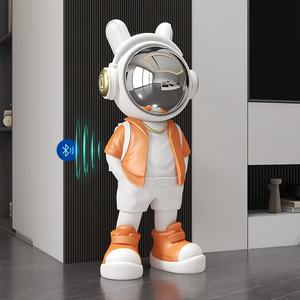 Sculpture en résine d'astronaute sur le thème de l'espace, grande taille, très vendue, pour la décoration du salon, de la chambre et du bureau, artisanat en résine - Product Image 2