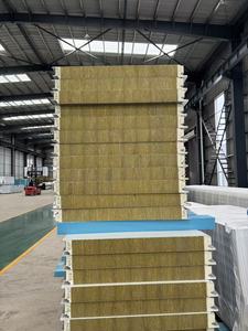 Matériaux de construction modernes écologiques en laine de roche sandwich, résistants au feu et à l'eau, pour les projets de toiture et de murs de bâtiments verts - Best-se - Product Image 1