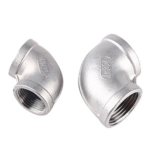 ข้อต่อท่อสแตนเลส Kq 304 แบบโค้ง 90 องศา เกลียวใน ขนาด 1 นิ้ว สำหรับระบบประปา - Product Image 3