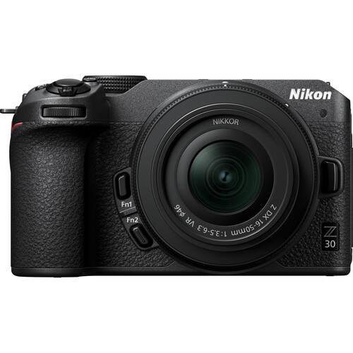 For Z30 Mirrorless Video Camera 16-50mm Lens CMOS Sensor 21x-40x 4K Video WiFi MicroSD 25MP Compact Design Accessories Kit