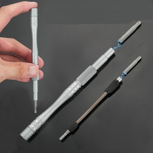 Jeu de tournevis de précision 128-en-1, finition gris phosphaté, rangement en spirale, porte-embouts magnétique, étui rigide pour téléphone - Product Image 6