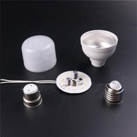 Ampoule LED à haute puissance 5-60W avec boîtier en aluminium, puce DOB, matériau brut SKD