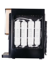 Plateau de table chaud et froid 3 robinets mini filtre à eau de bureau distributeur d'eau distributeur d'eau avec filtre UF RO à 4 étapes