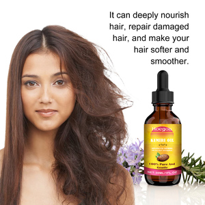 Huile de <span class=keywords><strong>Kemiri</strong></span>, hydrate les cheveux pour améliorer les cheveux crépus et secs et les pointes fourchues, essence lissante et légère - Product Image 3